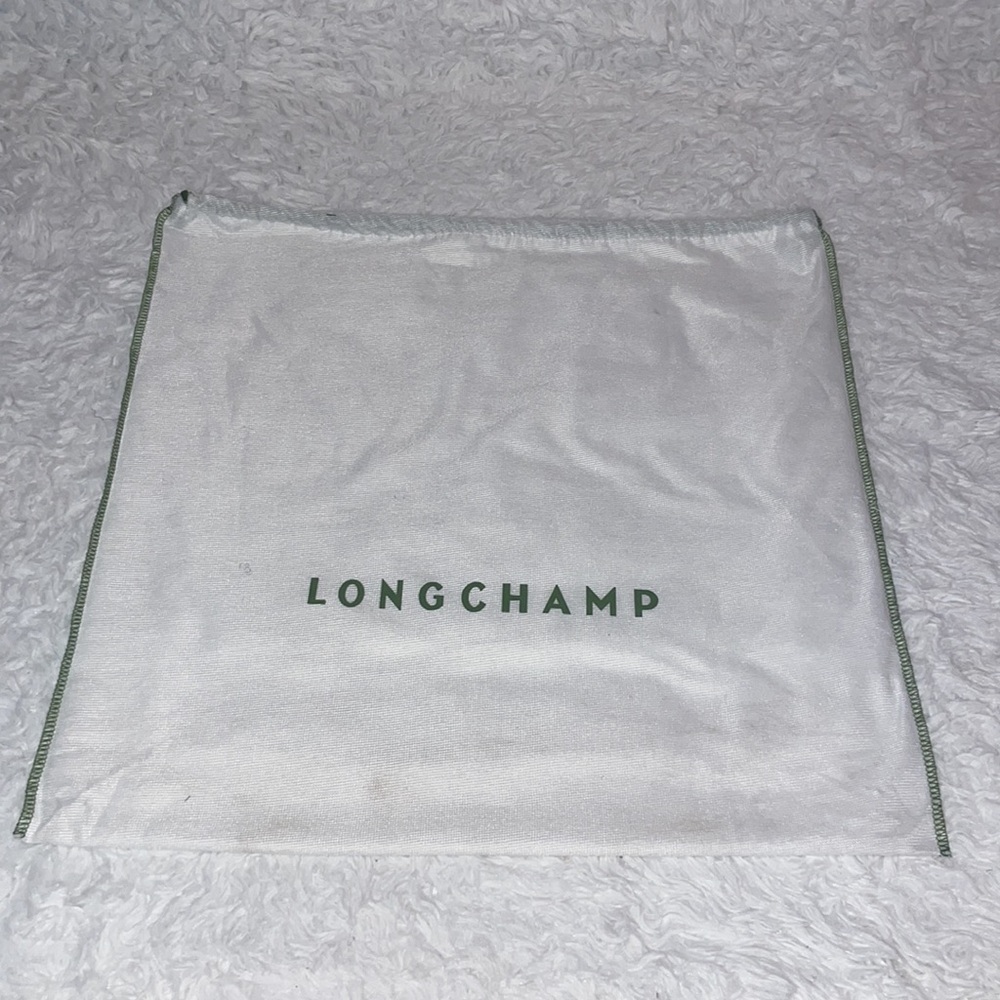 New Longchamp Cavalcade Lambskin Leather Shoulder Tote Bag Purse Black - Picture 16 of 16
